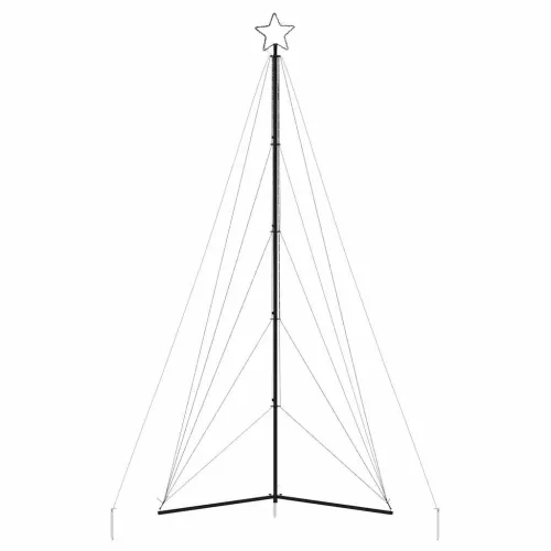  színes LED karácsonyfa 615 LED 404,5 cm