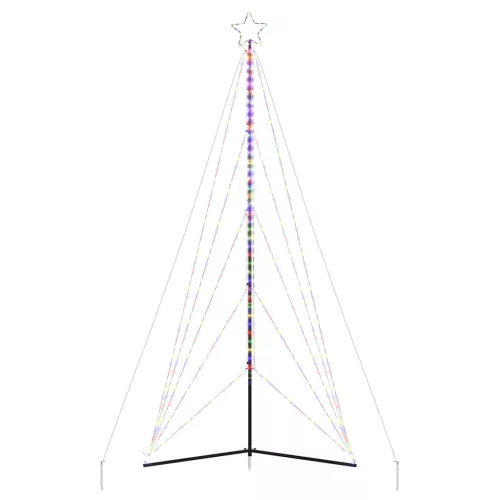  színes LED karácsonyfa 615 LED 404,5 cm