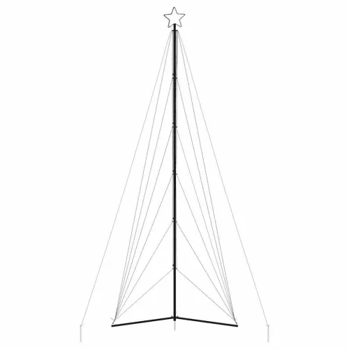  hideg fehér LED karácsonyfa 861 LED 478 cm