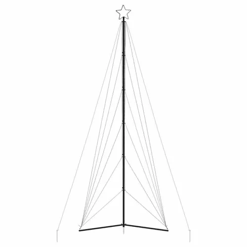  színes LED karácsonyfa 861 LED 478 cm