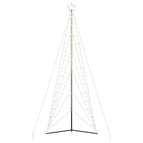  színes LED karácsonyfa 861 LED 478 cm