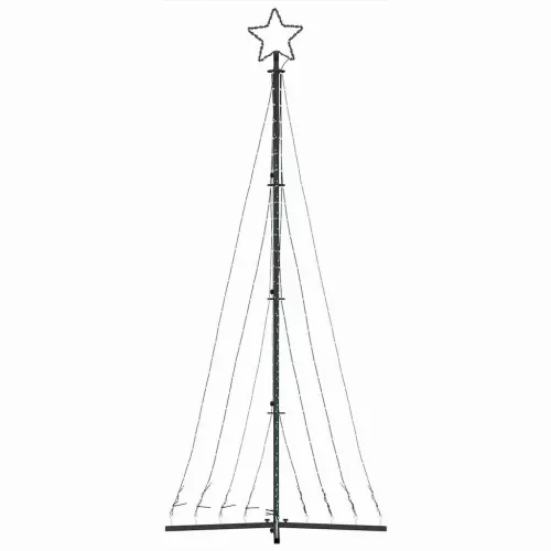  hideg fehér LED karácsonyfa 447 LED 249 cm