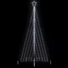  hideg fehér LED karácsonyfa 339 LED 182 cm