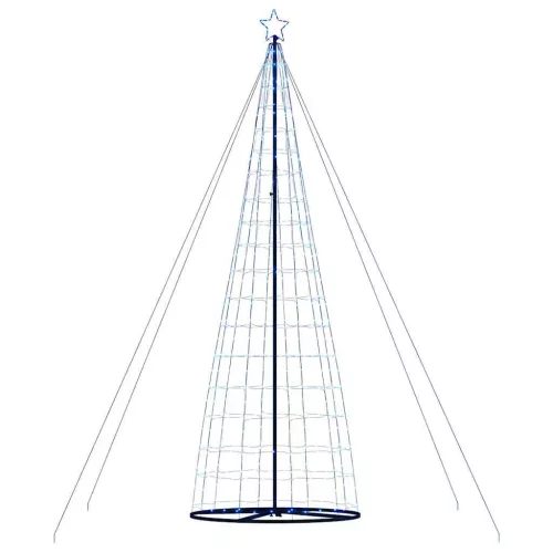  kék LED karácsonyfa 1534 LED 503 cm