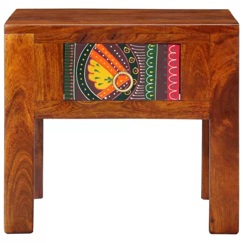  éjjeliszekrény 2 db 40x40x36 cm tömör fa akácfa