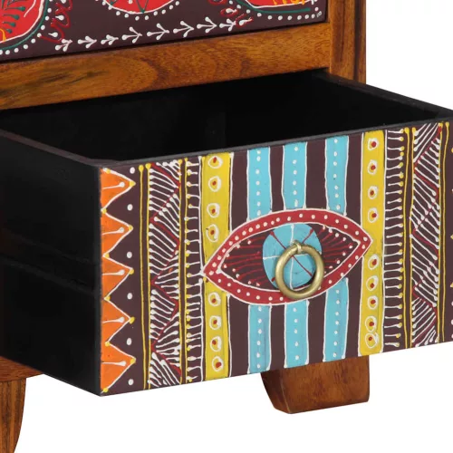  éjjeliszekrény 35x35x45 cm tömör fa akácfa