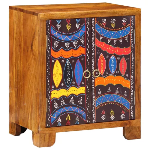  tömörfa akácfa többszínű komód 50x35x60