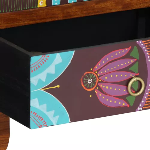  tömörfa akácfa többszínű komód 50x35x60