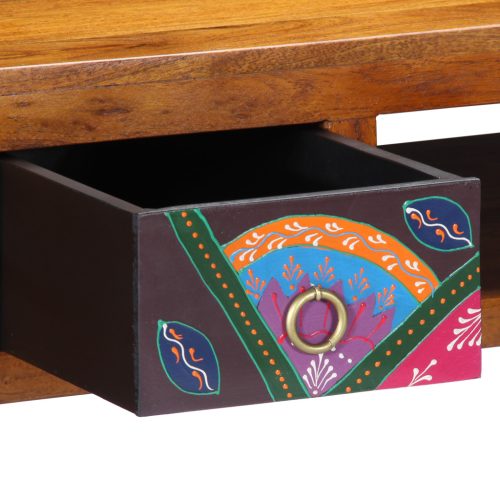  Asztal 110x50x73 cm Tömör Fa Akác