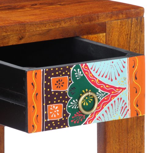  Asztal 100x50x75 cm Tömör Fa Akácfa