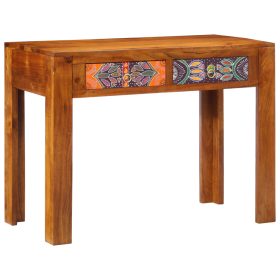  Íróasztal 100x50x75 cm Tömör akácfából