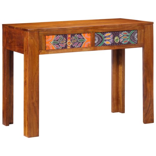  Íróasztal 100x50x75 cm Tömör akácfából