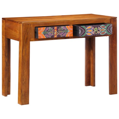  Íróasztal 100x50x75 cm Tömör akácfából