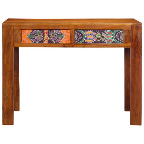  Íróasztal 100x50x75 cm Tömör akácfából