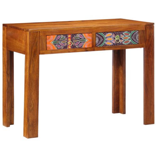  Íróasztal 100x50x75 cm Tömör akácfából