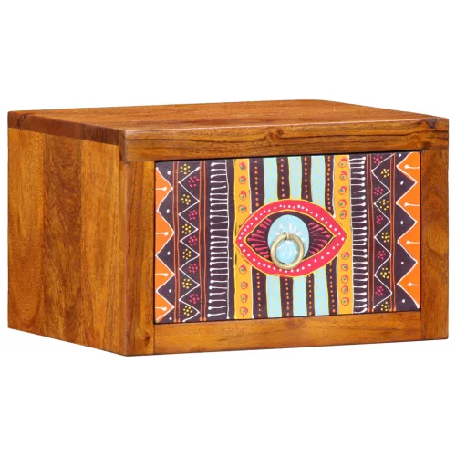  Éjjeli szekrények 2 db 35x30x22 cm Tömör akácfából