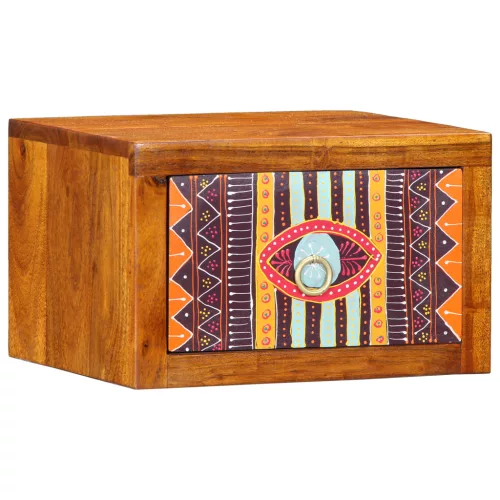  Éjjeli szekrények 2 db 35x30x22 cm Tömör akácfából