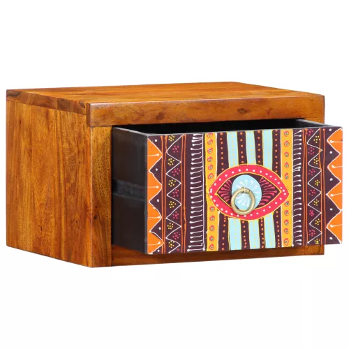  Éjjeli szekrények 2 db 35x30x22 cm Tömör akácfából