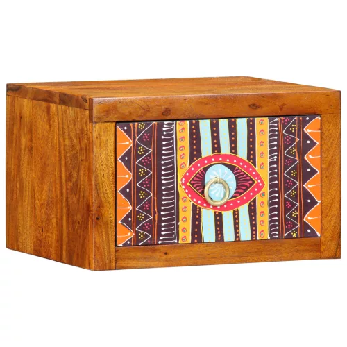  Éjjeli szekrények 2 db 35x30x22 cm Tömör akácfából