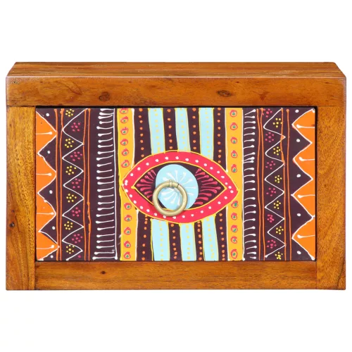  Éjjeli szekrények 2 db 35x30x22 cm Tömör akácfából