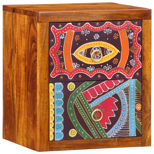  Éjjeli Szekrény 35x30x40 cm Tömör Akác