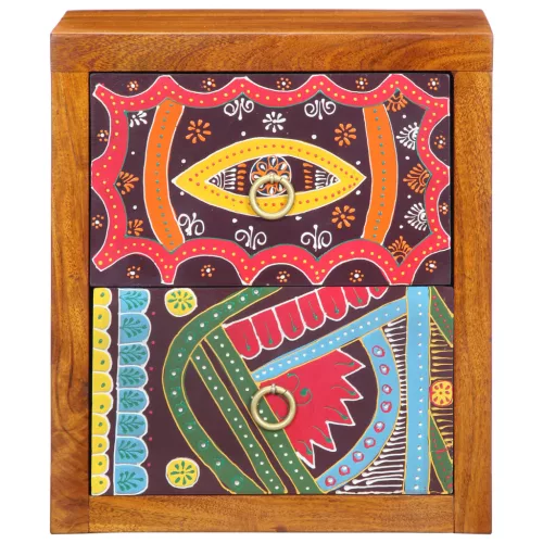  Éjjeli Szekrény 35x30x40 cm Tömör Akác