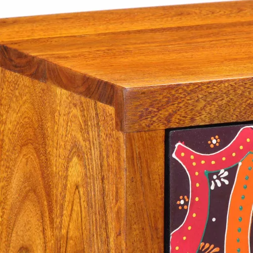  Éjjeliszekrény fiókkal 2 pcs Barna 35 x 30 x 40 cm tömör akácfa