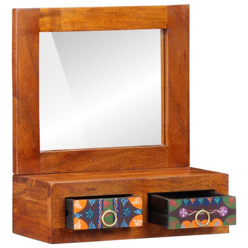  Fali szekrény 40x20x50 cm Tömör akácfa