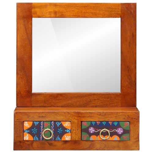  Fali szekrény 40x20x50 cm Tömör akácfa