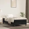  fekete bársony zsebrugós ágymatrac 90x220x20 cm