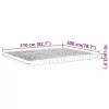  fehér 7 zónás 20 ILD keménységű habmatrac 200 x 210 cm