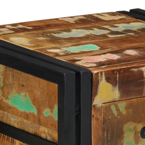  Éjjeli szekrény 40x35x50 cm Tömör újrahasznosított fa