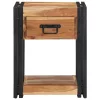  Éjjeli asztal 40x35x50 cm Tömör akácfa