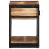  Éjjeli asztal 40x35x50 cm Tömör akácfa