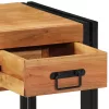  Éjjeli asztalok 2 db 40x40x50 cm Tömör akácfából