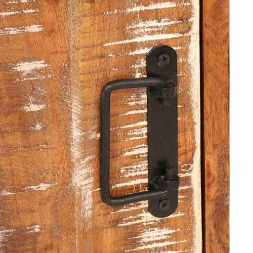  Éjjeli asztal Barna 35 x 33 x 48 cm Újrahasznosított Masszív Fa