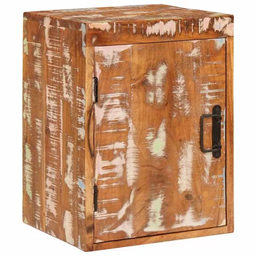  Éjjeli asztal 2 pcs Barna Újrahasznosított Masszív Fa