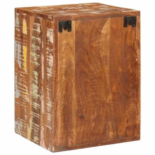  Éjjeli asztal 2 pcs Barna Újrahasznosított Masszív Fa