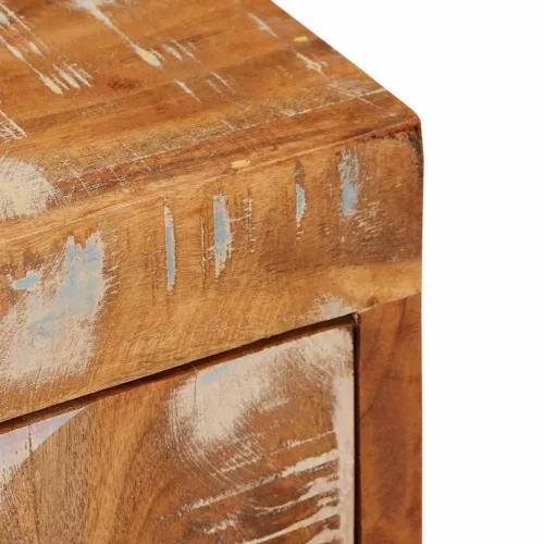  Éjjeli asztal 2 pcs Barna Újrahasznosított Masszív Fa