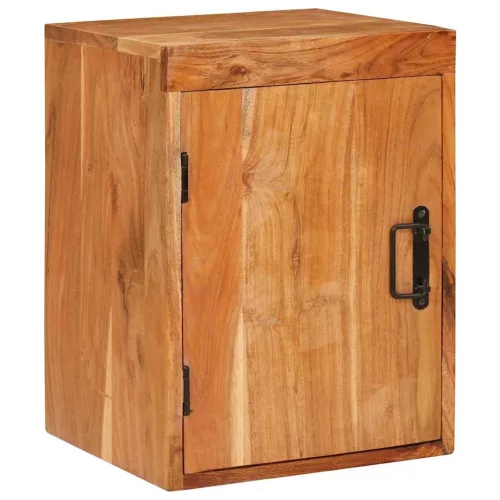  Éjjeli asztal 2 pcs Barna 35 x 33 x 48 cm Tömör Fa Akácia