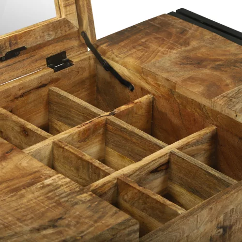  Öltöztető Asztal 90x50x75 cm Tömör Mangófa