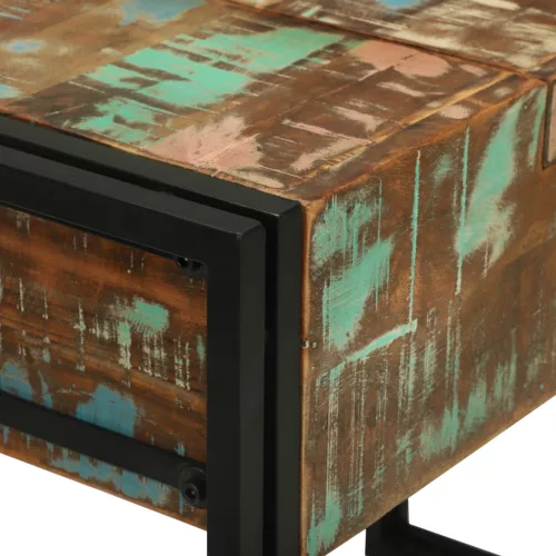  Öltözködő Tábla 90x50x75 cm Szilárd Fa Újrahasznosított