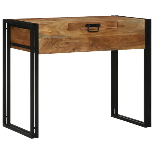  Pipereasztal 90x50x75 cm Tömör Fa Akác