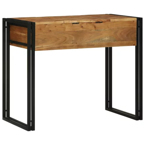  Pipereasztal 90x50x75 cm Tömör Fa Akác