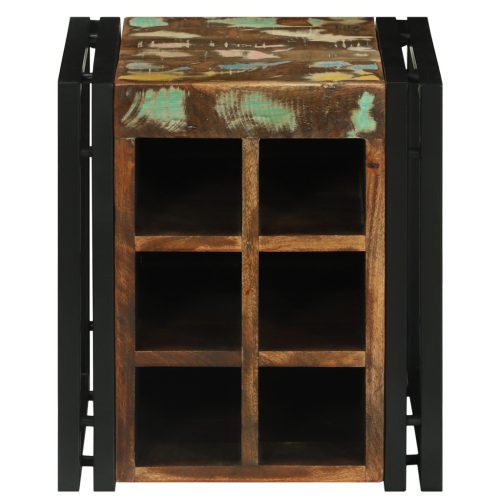  Borállvány 34.5x35x39 cm Tömör újrahasznosított fa