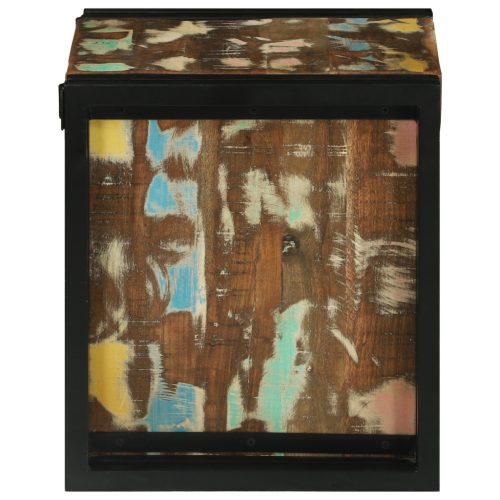  Borállvány 34.5x35x39 cm Tömör újrahasznosított fa