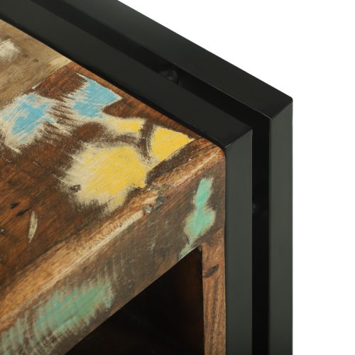  Borállvány 34.5x35x39 cm Tömör újrahasznosított fa