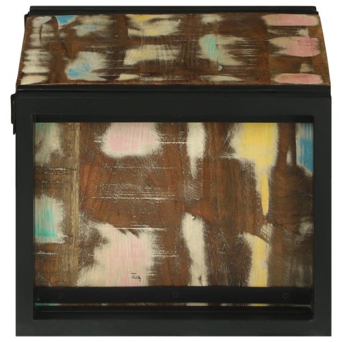  Borpolc 46x35x27.5 cm Tömör újrahasznosított fa