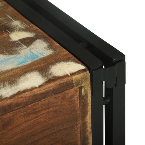  Borpolc 46x35x27.5 cm Tömör újrahasznosított fa