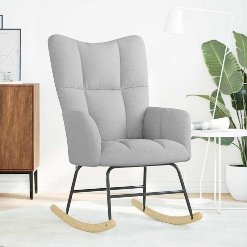  felhőszürke szövet hintaszék